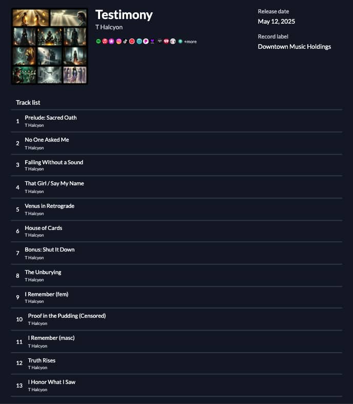 T Halcyon - That Girl / Say My Name T Halcyon - That Girl / Say My Name